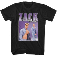 Thumbnail for SAVED BY THE BELL-SBTB ZACK 90S STYLE-BLACK ADULT S/S TSHIRT