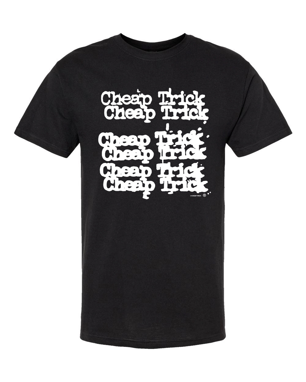 CHEAP TRICK - STACKED LOGO T-SHIRT