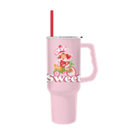 Thumbnail for Strawberry Shortcake Sweet Bike  40oz Stainless Steel Tumbler w Handle – 12 pc ppk ($13.75 each)