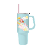 Thumbnail for Strawberry Shortcake Rainbow Slide Custard  40oz Stainless Steel Tumbler w Handle – 12 pc ppk ($13.75 each)
