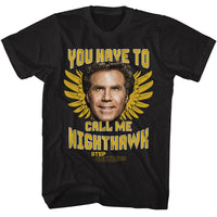Thumbnail for STEP BROTHERS-STEP BROTHERS NIGHTHAWK-BLACK ADULT S/S TSHIRT