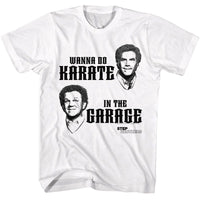 Thumbnail for STEP BROTHERS-STEP BROTHERS WANNA DO KARATE-WHITE ADULT S/S TSHIRT