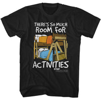 Thumbnail for STEP BROTHERS-STEP BROTHERS ROOM FOR ACTIVITIES-BLACK ADULT S/S TSHIRT