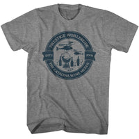 Thumbnail for STEP BROTHERS-STEP BROTHERS CATALINA WINE MIXER CIRCLE-GRAPHITE HEATHER ADULT S/S TSHIRT
