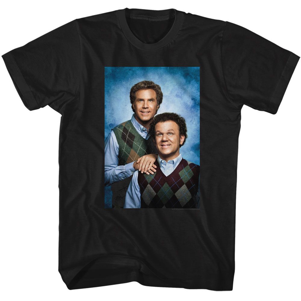 STEP BROTHERS-STEP BROTHERS SWEATER VEST PHOTO-BLACK ADULT S/S TSHIRT