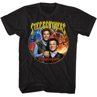 Thumbnail for STEP BROTHERS-STEP BROTHERS NIGHTHAWK AND DRAGON-BLACK ADULT S/S TSHIRT