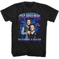 Thumbnail for STEP BROTHERS-STEP BROTHERS LIGHTNING GRADIENT-BLACK ADULT S/S TSHIRT