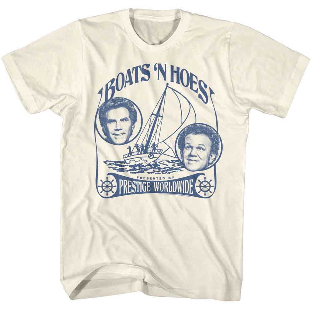 STEP BROTHERS-STEP BROTHERS BOATS AND HOES AGAIN-NATURAL ADULT S/S TSHIRT