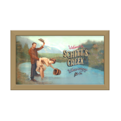 Schitt's Creek Welcome Sign  10" x 18" Framed MDF Wall Art – 4 pc ppk ($5.50 each)