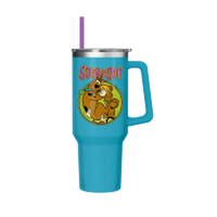 Thumbnail for Scooby Doo Scared Shaggy Scooby  40oz Stainless Steel Tumbler w Handle – 12 pc ppk ($13.75 each)