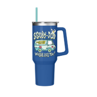 Thumbnail for Scooby Doo Mystery Machine Where Are You   40oz Stainless Steel Tumbler w Handle – 12 pc ppk ($13.75 each)