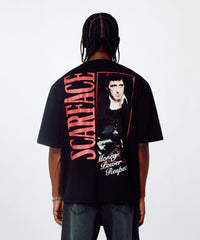 Thumbnail for Scarface Graphic MPR Short Sleeve T-Shirt - Black
