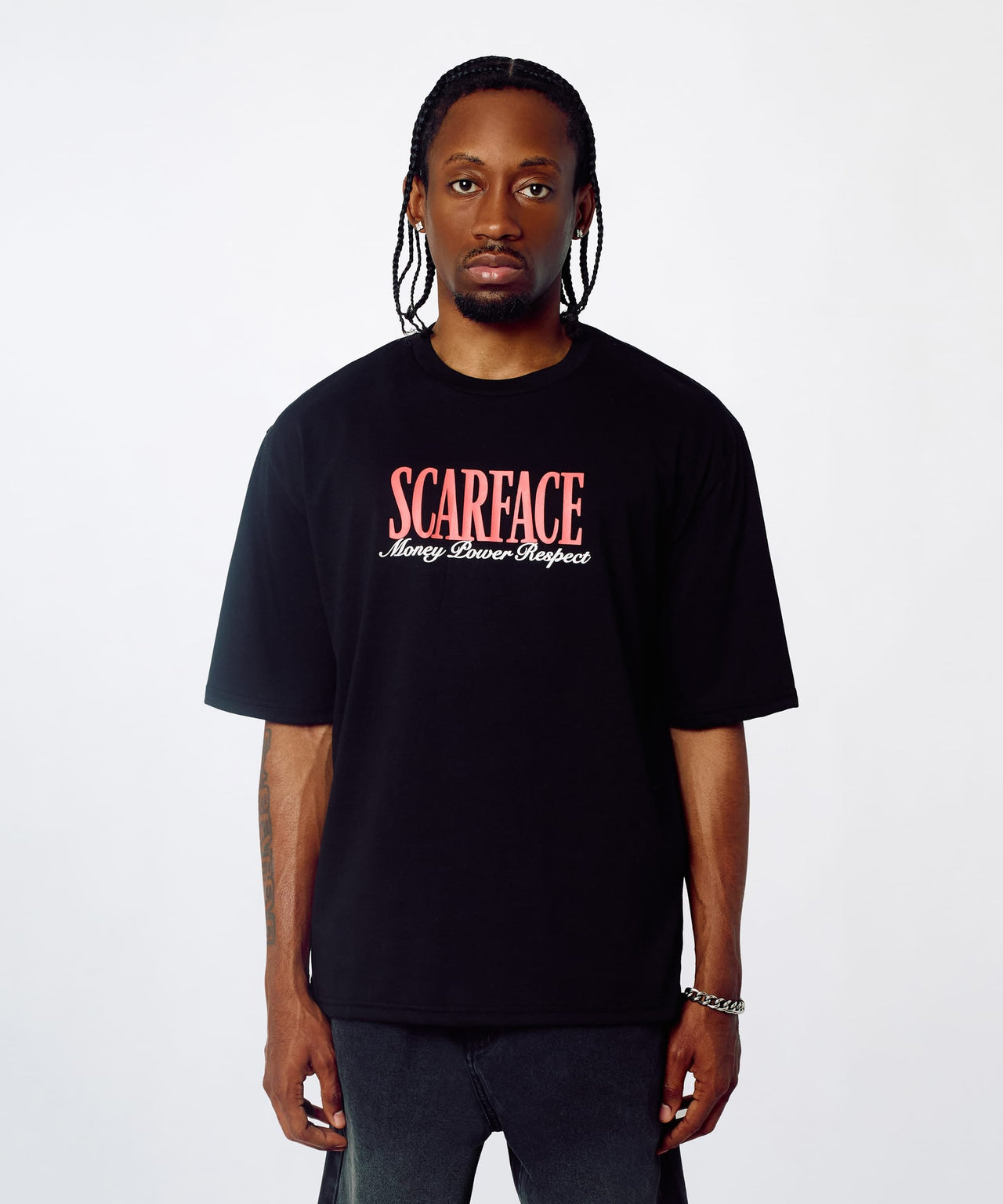 Scarface Graphic MPR Short Sleeve T-Shirt - Black