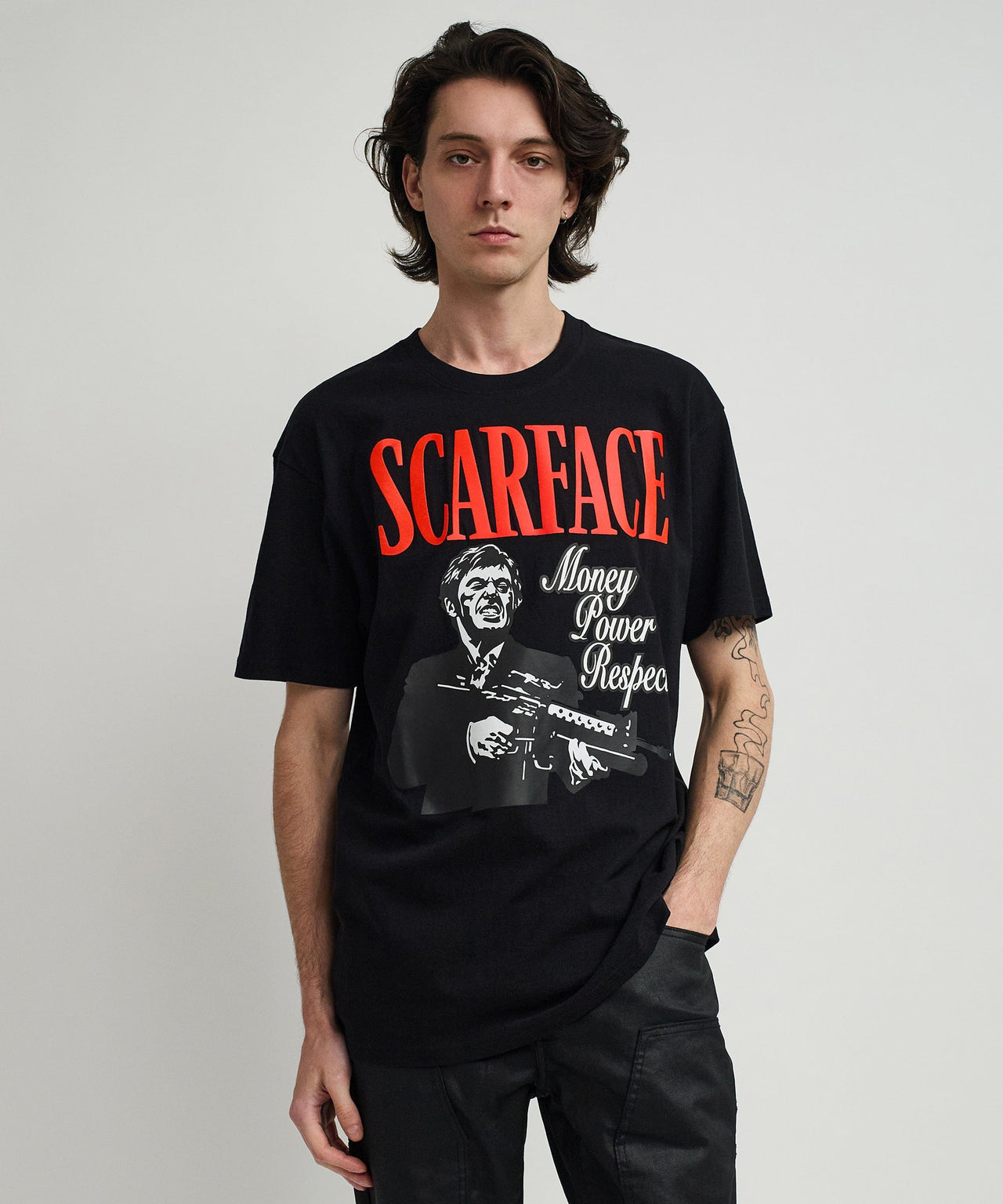 Scarface Money Power Respect T-Shirt - Black 2