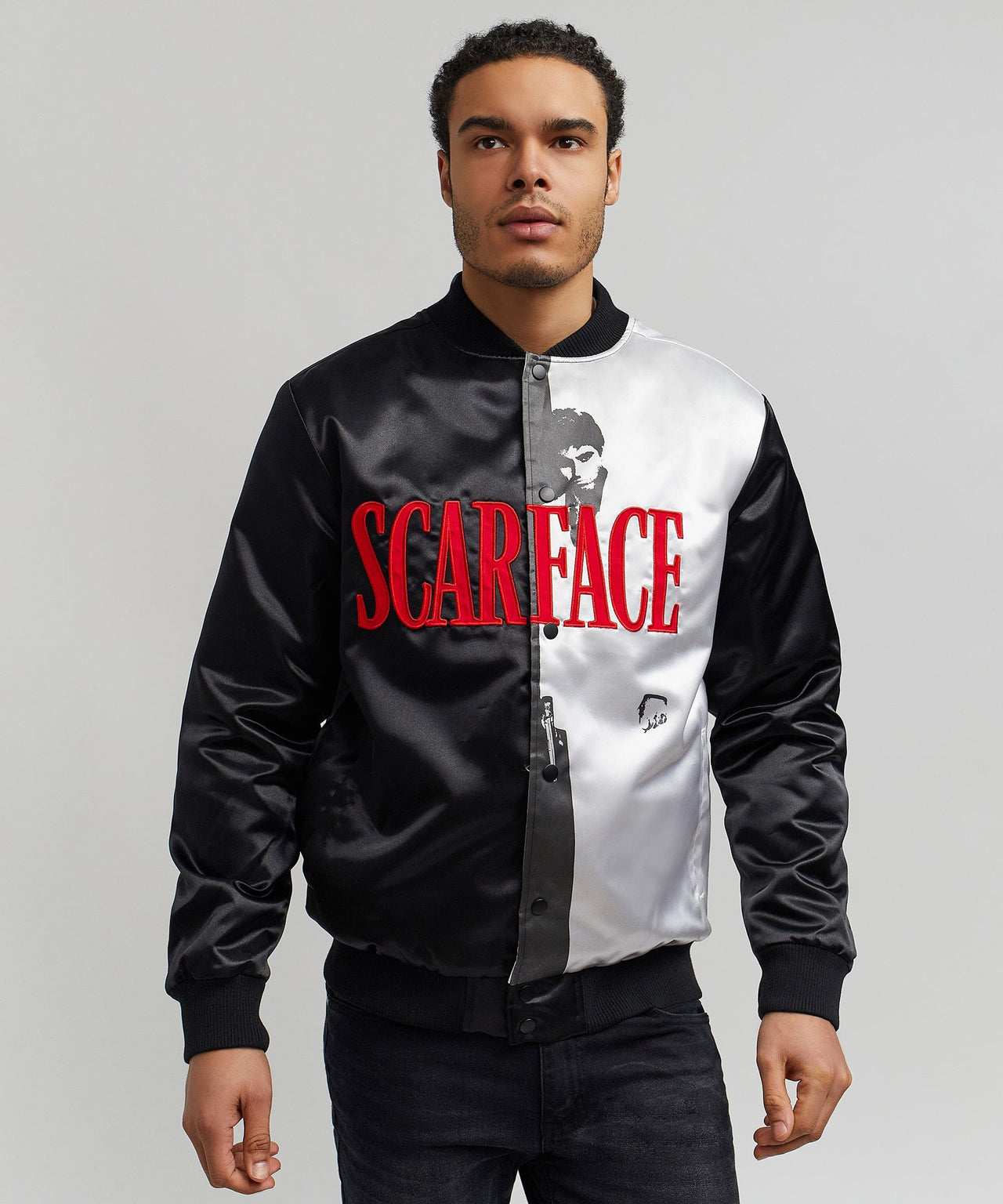 Scarface Split Varsity Jacket