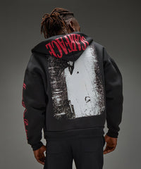Thumbnail for Scarface Full ZIP Hoodie - Black
