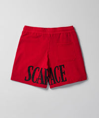 Thumbnail for Scarface Fleece Short - Red