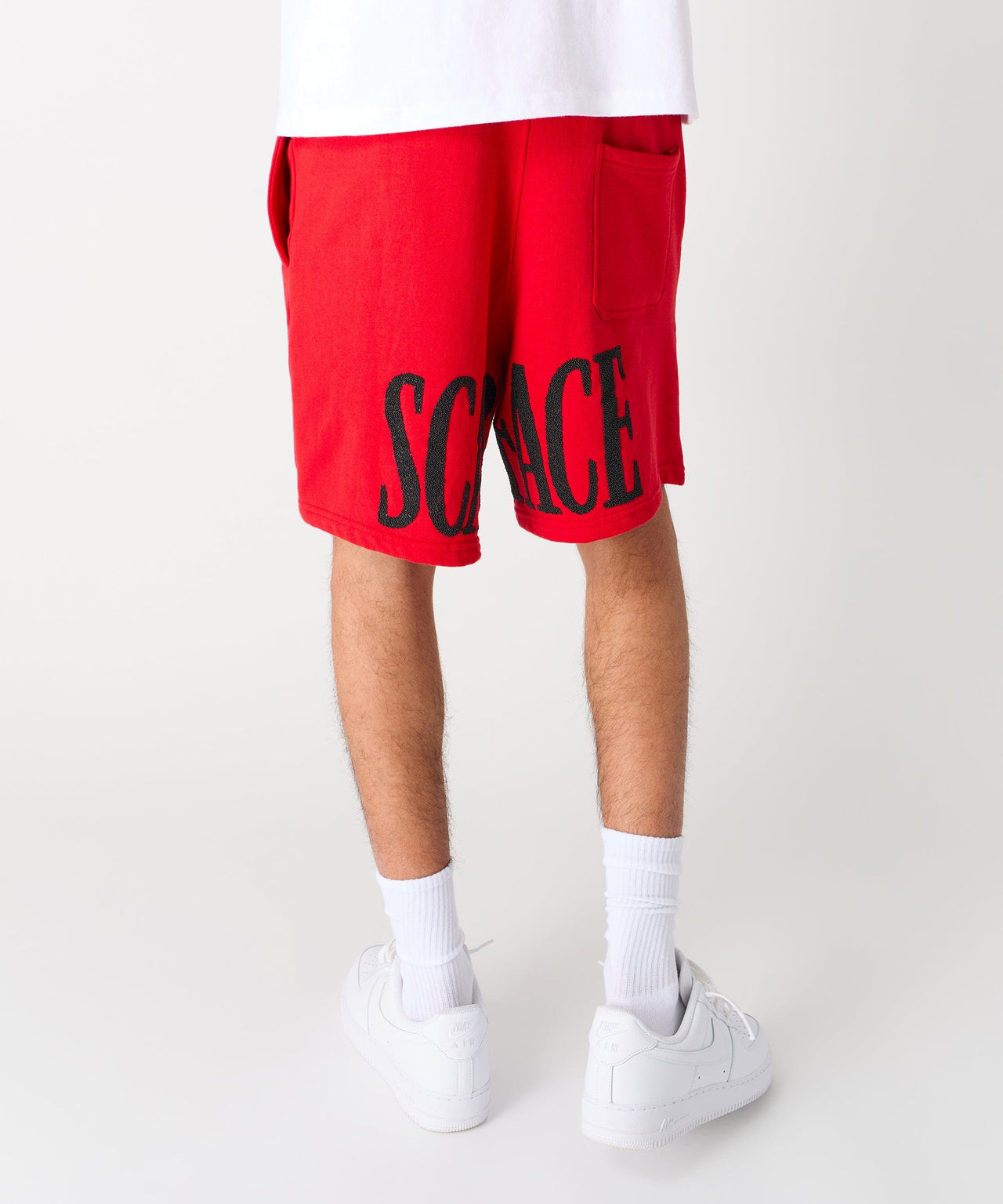 Scarface Fleece Short - Red