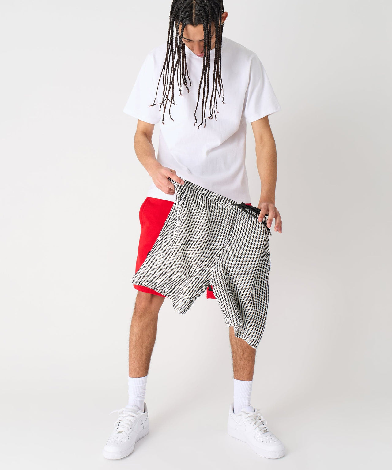 Scarface Fleece Short - Red