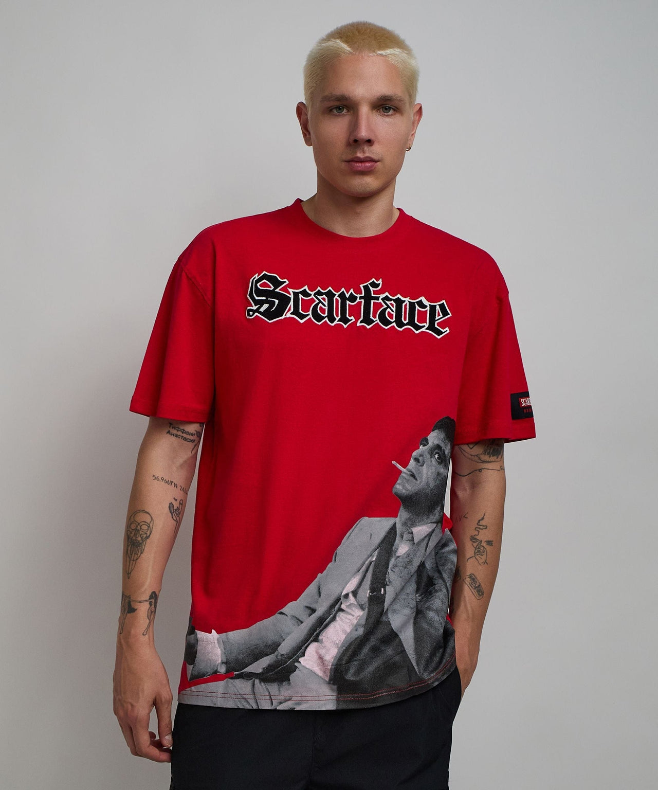 Scarface Tony Montana Graphic Short Sleeve T-Shirt
