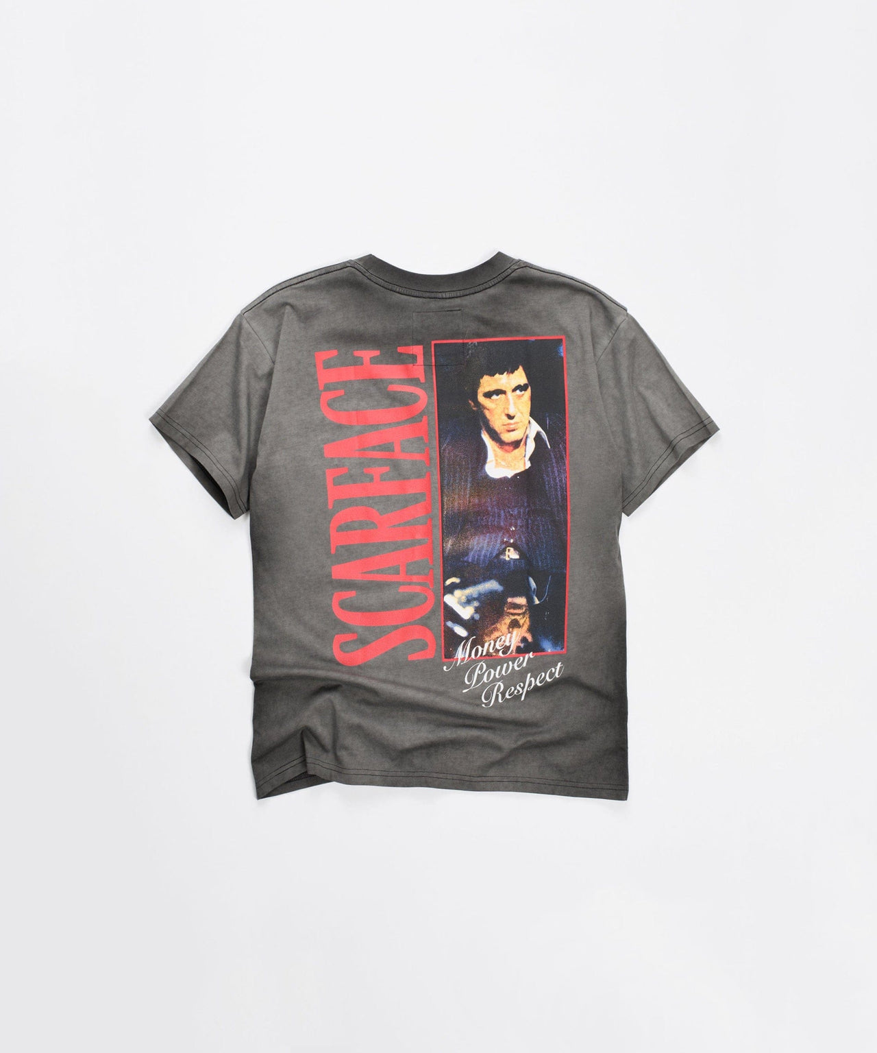 Scarface Short Sleeve T-Shirt - Washed Black