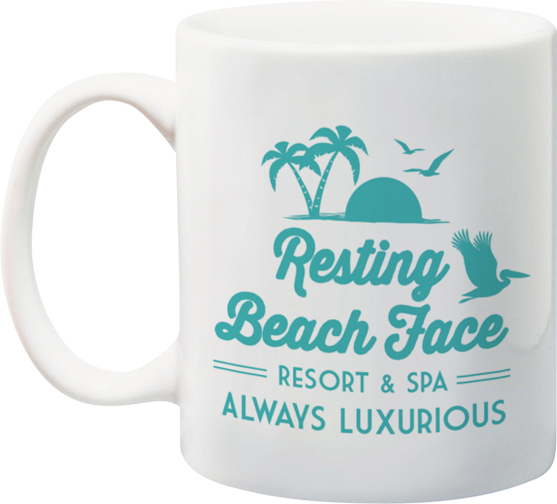 Resting Beach Face Mug – 3 PC PPK
