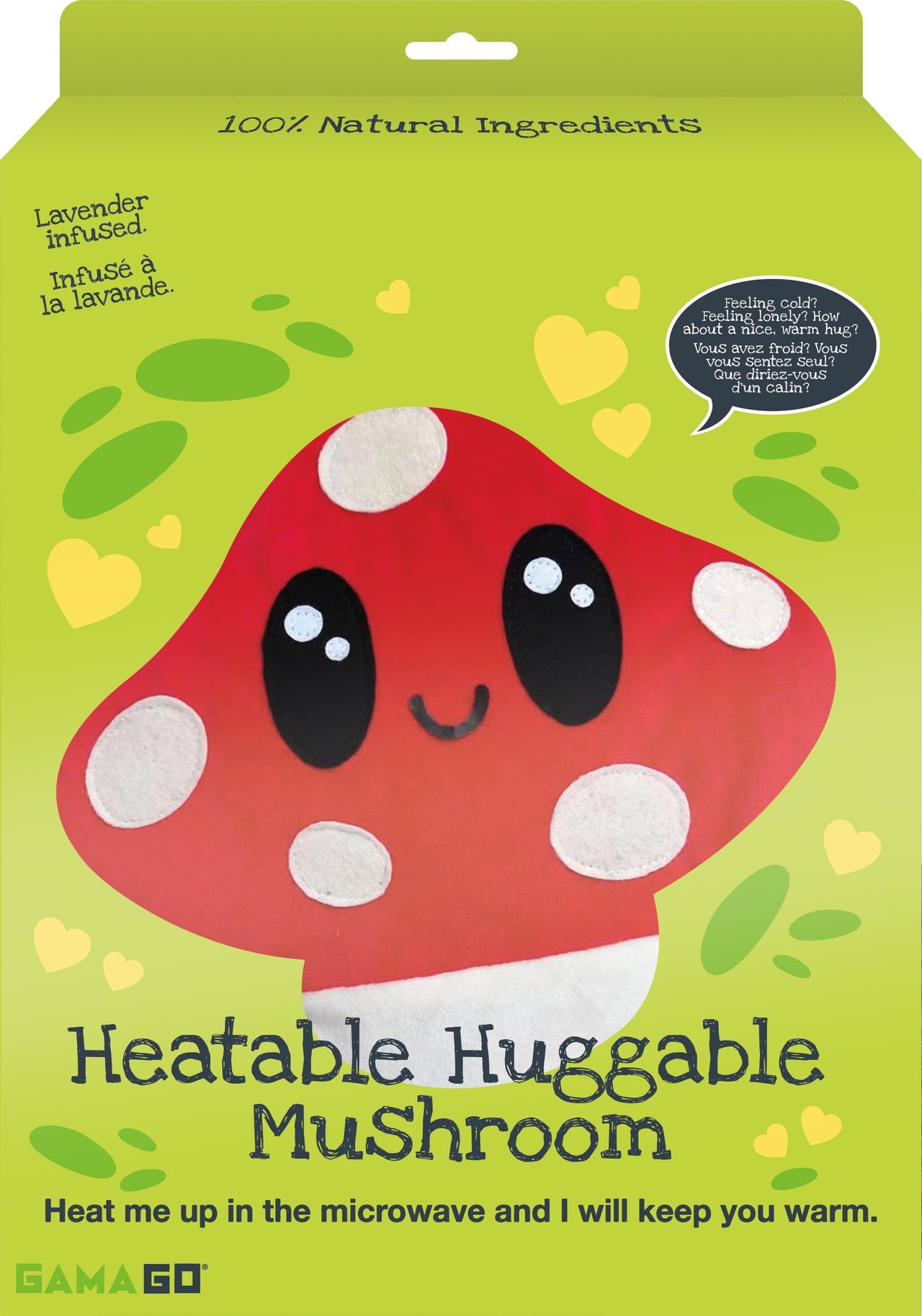 Huggable Mushroom Heating Pad & Pillow – 3 PC PPK