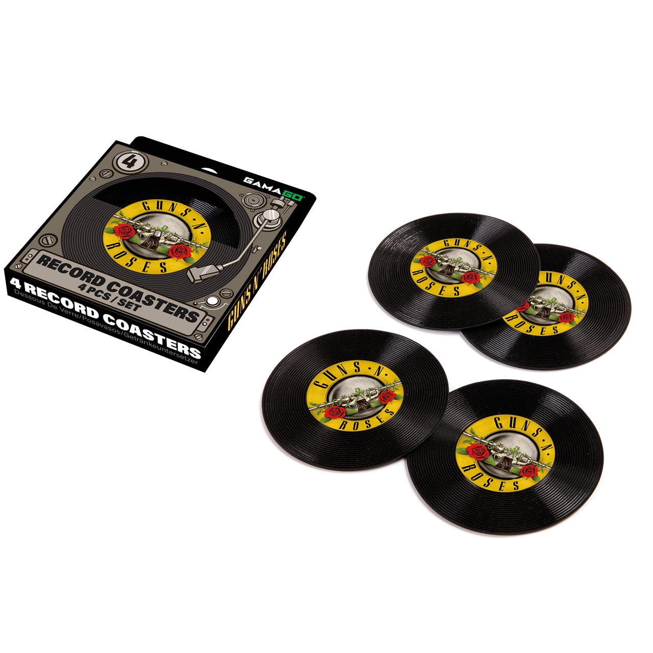 Guns N' Roses Logo Coasters – 6 PC PPK
