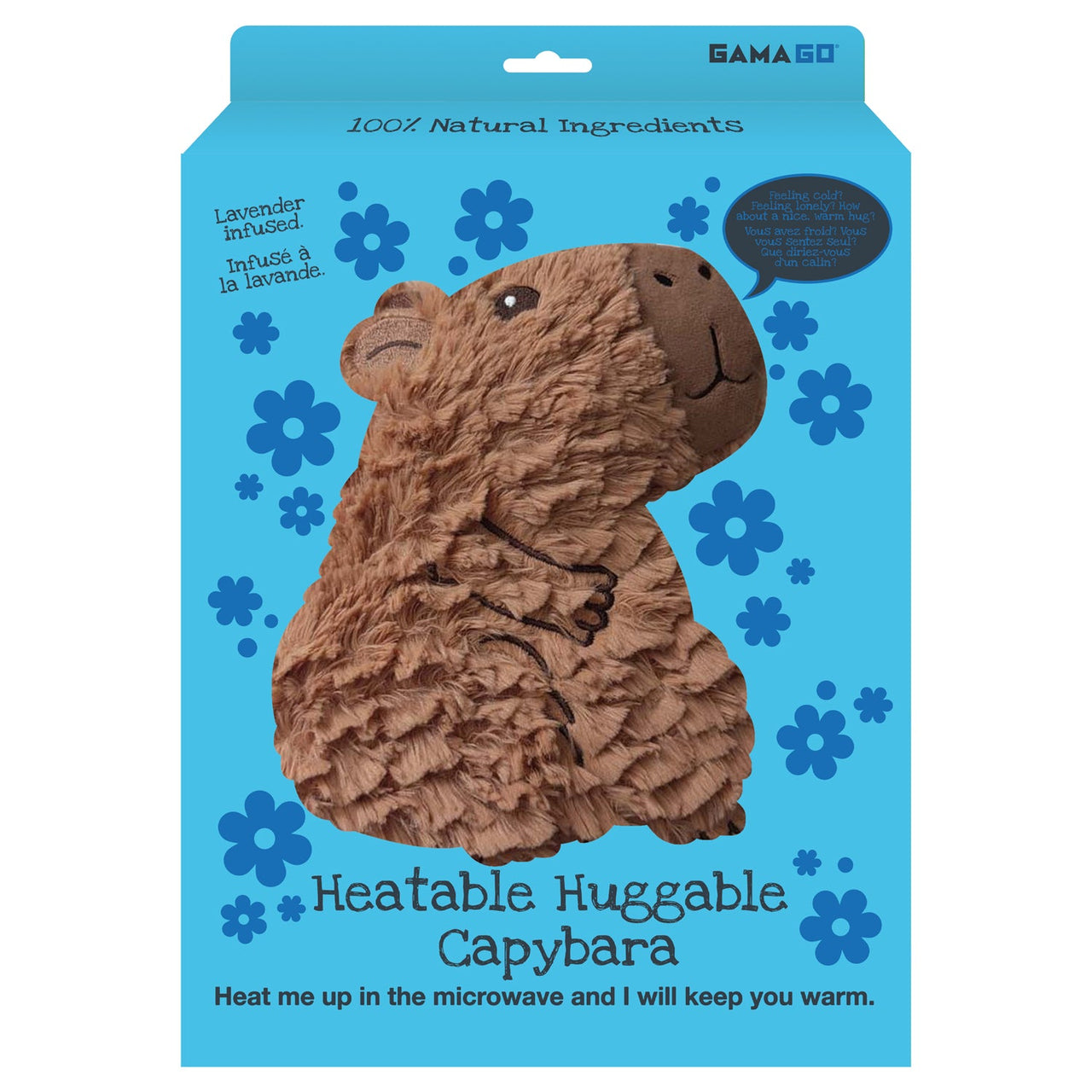 Huggable Capybara Heating Pad & Pillow – 3 PC PPK