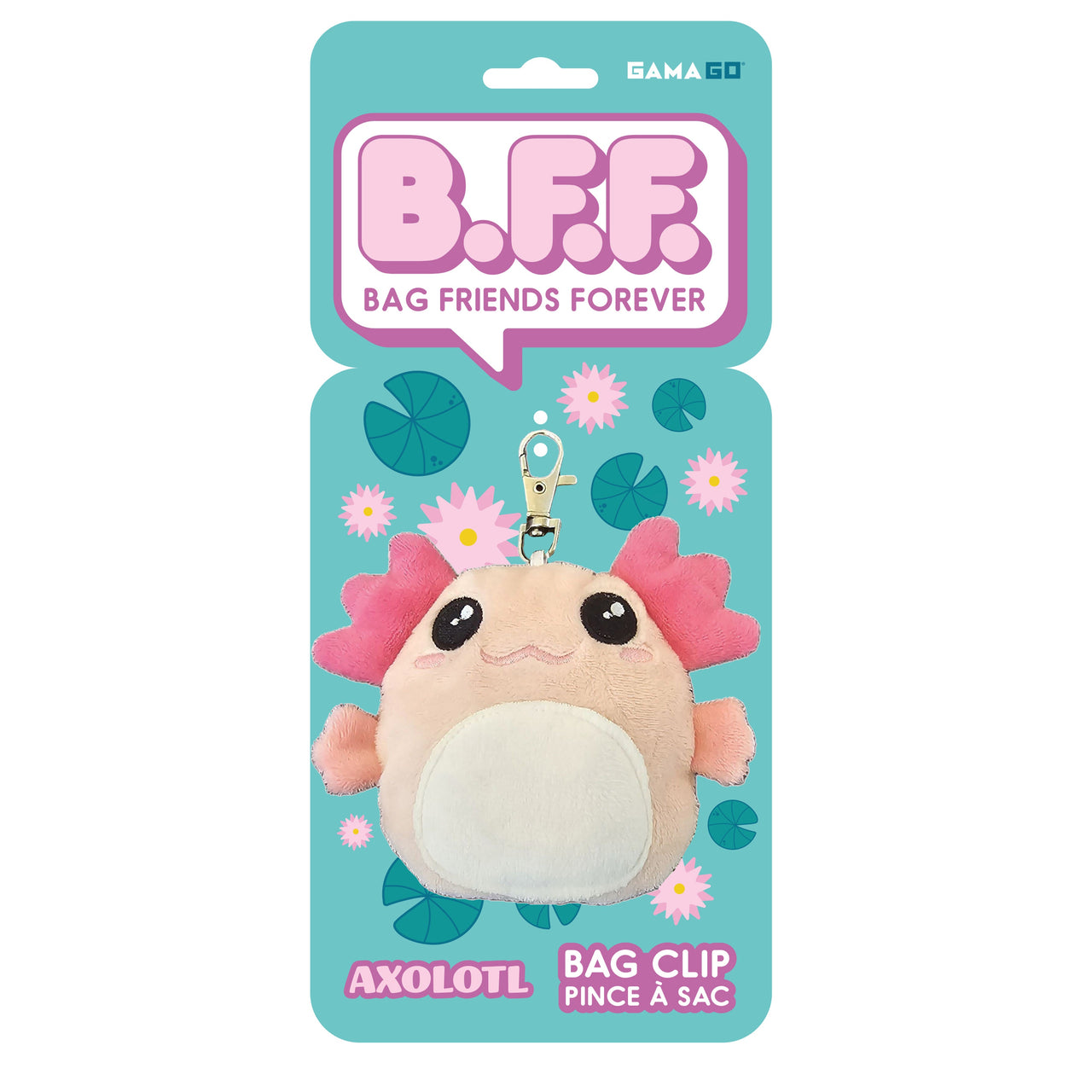Axolotl Bag Clip – 6 PC PPK