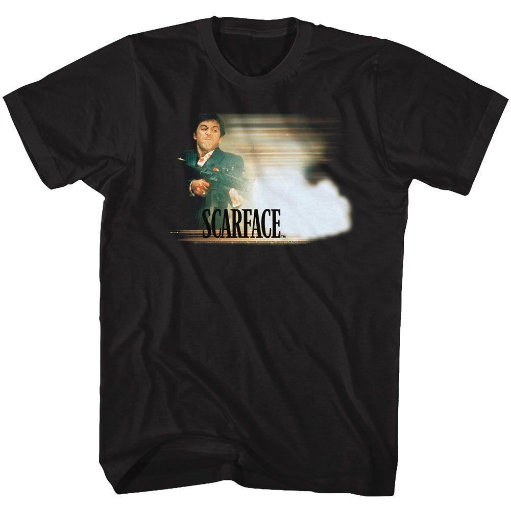 SCARFACE-GLOWY DUDE-BLACK ADULT S/S TSHIRT