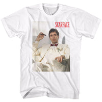 Thumbnail for SCARFACE-CHILLIN-WHITE ADULT S/S TSHIRT
