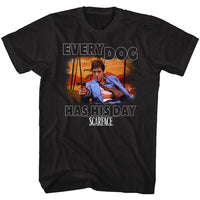 Thumbnail for SCARFACE-EVERY DOG-BLACK ADULT S/S TSHIRT