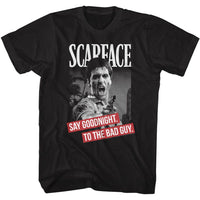 Thumbnail for SCARFACE-SAY GOODNIGHT-BLACK ADULT S/S TSHIRT