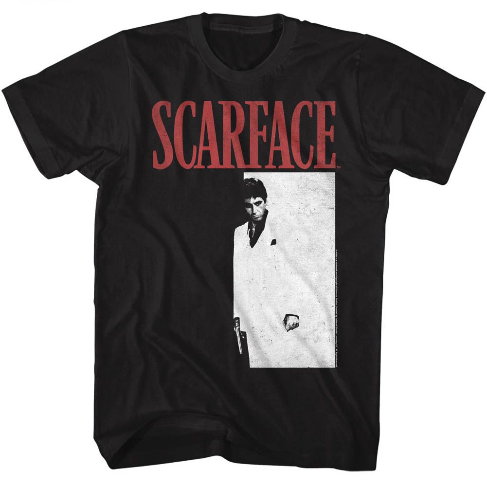 SCARFACE-MENG-BLACK ADULT S/S TSHIRT