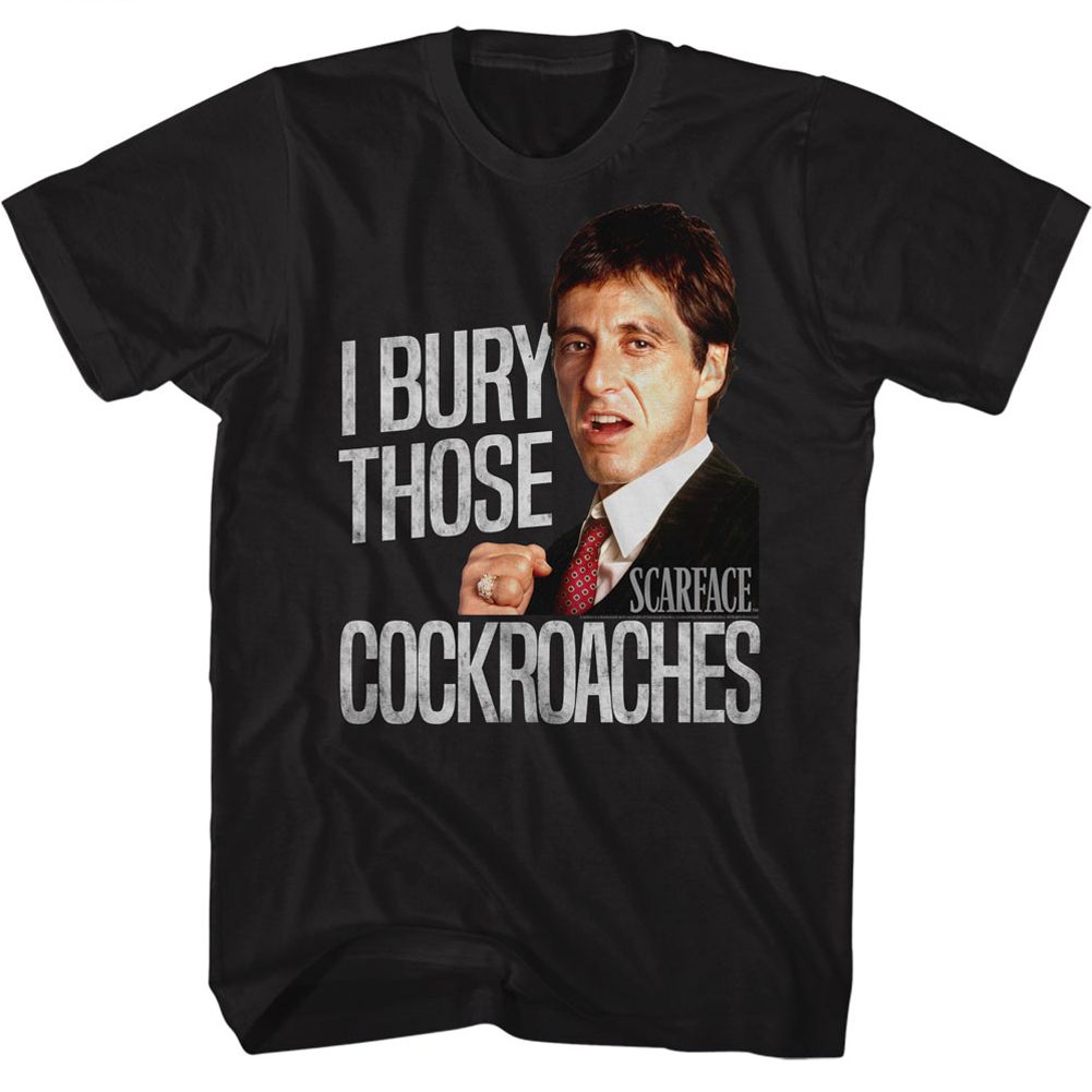 SCARFACE-I BURY-BLACK ADULT S/S TSHIRT