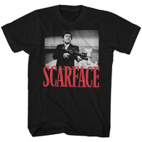Thumbnail for SCARFACE-SHOOTAH-BLACK ADULT S/S TSHIRT