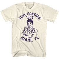 Thumbnail for SCARFACE-MIAMI 83-NATURAL ADULT S/S TSHIRT