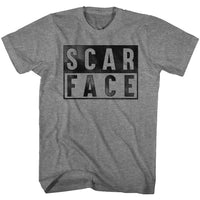 Thumbnail for SCARFACE-BOXED-GRAPHITE HEATHER ADULT S/S TSHIRT