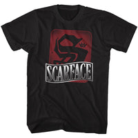 Thumbnail for SCARFACE-S IS FOR SCARFACE-BLACK ADULT S/S TSHIRT