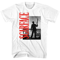 Thumbnail for SCARFACE-RED LOGO-WHITE ADULT S/S TSHIRT
