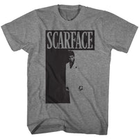 Thumbnail for SCARFACE-SCARFACE-GRAPHITE HEATHER ADULT S/S TSHIRT