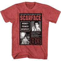 Thumbnail for SCARFACE-ANOTHER NAME-RED HEATHER ADULT S/S TSHIRT