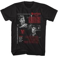 Thumbnail for SCARFACE-SCARFACE YOU WANNA PLAY GAMES-BLACK ADULT S/S TSHIRT