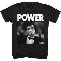 Thumbnail for SCARFACE-SCARFACE POWER-BLACK ADULT S/S TSHIRT