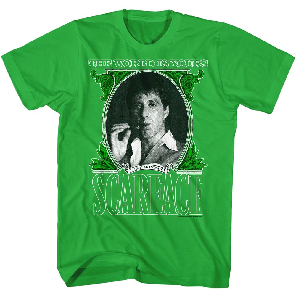 SCARFACE-SCARFACE THE WORLD IS YOURS-KELLY ADULT S/S TSHIRT