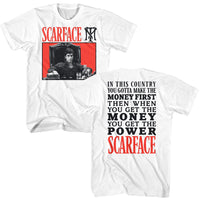 Thumbnail for SCARFACE-SCARFACE MY WORD AND MY-WHITE ADULT S/S TSHIRT