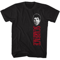 Thumbnail for SCARFACE-SCARFACE TALL LEFT-BLACK ADULT S/S TSHIRT