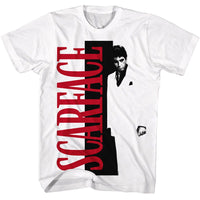 Thumbnail for SCARFACE-SCARFACE SF SPLIT-WHITE ADULT S/S TSHIRT