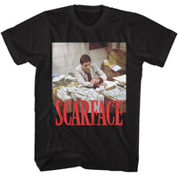 Thumbnail for SCARFACE-SCARFACE MONEY STACKS-BLACK ADULT S/S TSHIRT